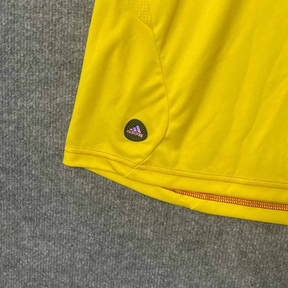 Adidas Colombia National Team 2011 Home Soccer Jersey Yellow Mens Medium